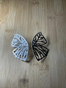 Plunder Design Jewelry Calliope Silver Butterfly Earrings - Free Shipping - Picture 1 of 3