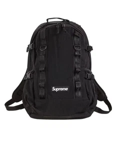Mochila Supreme Negra FW20 Caja Logo Mochila Nueva Con Etiquetas 2020 - Imagen 1 de 7