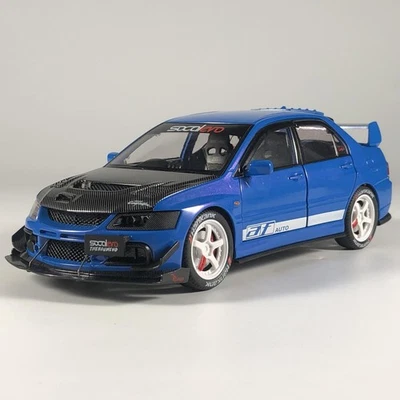 1:24 Mitsubishi Lancer EVO9 JDM aleación modificada diecast modelo de coche coleccionable Foto 1 de 4