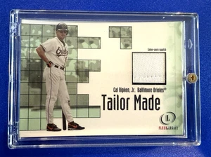 2001 Fleer Legacy ~Cal Ripken Jr. "Tailor Made" ~ Game-Worn Swatch / Jersey - Picture 1 of 7