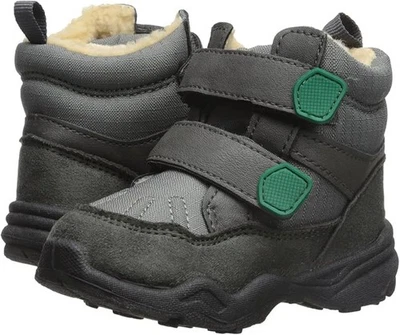 Bota de moda sin cordones Carter's Dunes (niño pequeño/niño pequeño), gris oscuro/verde, 11 M Foto 1 de 4