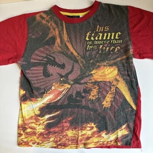 How To Train Your Dragon Shirt 2010 Boys Sz 10 His Flame is Worse Than His Bite - Picture 1 of 2