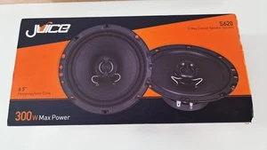 Juice S620 6.5" 16.5cm 2 Way 600 Watts Car Van Door Coaxial Speakers Pair - Picture 1 of 1