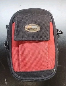 Lowepro Camera Bag Pouch Small Compact Red + Black Z5, 5x4x1.75 - Picture 1 of 6