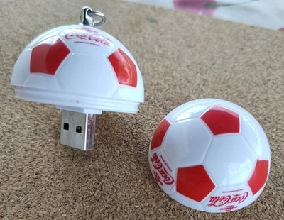 porte clé USB 2.0 en forme de ballon coca cola  euro 2016 - Photo 1/2