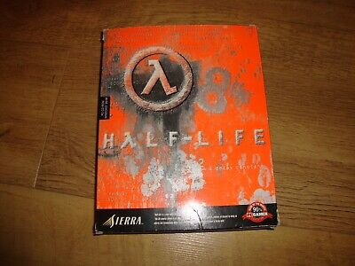 Half Life - PC Game Big Box Version Complete Rare  Half-Life Sierra • 21£