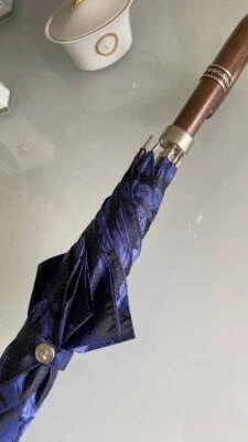 GIANNI VERSACE Genuino Auténtico Paraguas Multicolor Lujo Unisex Clase Alta 21 Foto 1 de 3