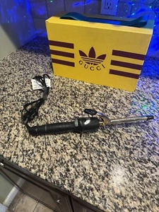 Vidal Sassoon Pro 1/2” Barrel 24k Gold Series High Heat Hair Curling Iron Tested - Picture 1 of 5
