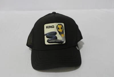 Gorra de camionero Goorin Bros unisex Bite Me King Cobra Snapback LC7 negra ajustable Foto 1 de 4