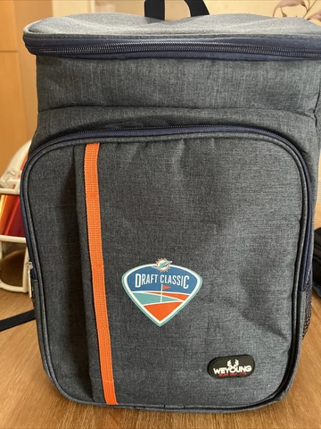 WEYOUNG MIAMI DOLPHINS NFL DRAFT CLASSIC COOLER BAG BACK PACK (16X10X7) Cover