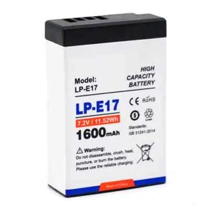 Replacement LP-E17 Battery for Canon EOS Cameras - Picture 1 of 5