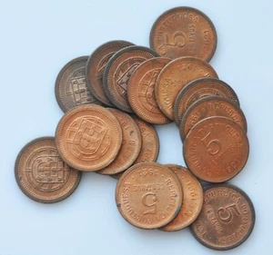  Portugal 5 centavos 1921 UNC con color original imposible mejor! - Imagen 1 de 2