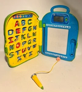 Leap Frog Mr. Pencils ABC Backpack Interactive Green Educational Toy Works - Picture 1 of 3