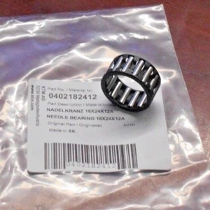 KTM 50 SX, MINI JUNIOR CLUTCH NEEDLE BEARING 18x24x12, 0402182412, 2009-2021 - Picture 1 of 2