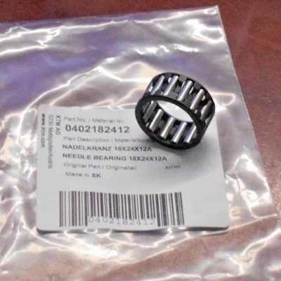 KTM 50 SX, COJINETE DE AGUJAS EMBRAGUE MINI JUNIOR 18x24x12, 0402182412, 2009-2021 Foto 1 de 2