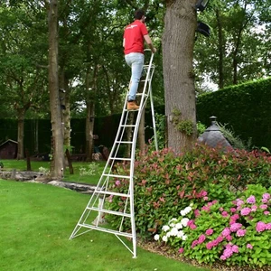 Garden Ladder Tripod - 1 Leg Height Adjustable Gardening, Fruit Picking Ladders - Picture 1 of 7
