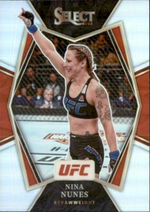 Panini Select UFC 2022 - Premier Level Nina Nunes #116 Silver Prizm - Imagen 1 de 2