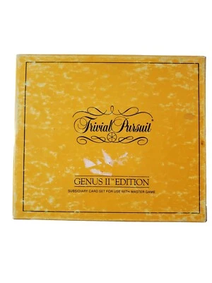 Trivial Pursuit Genus II Edition - Subsidiary Card Set for Master Game - Image 1 of 2