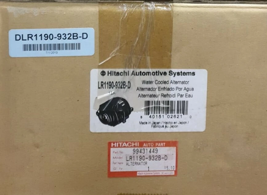 Neu Hitachi 079903015G Lichtmaschine Wassergekühlt LR1190-932B-D AUDI R8 - Image 1 of 1