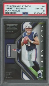 Panini Playbook #6 Jarrett Stidham Play Action 2019 PSA 8 - Imagen 1 de 2
