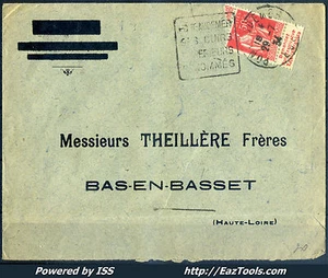 FRANCE TYPE PAIX N°283 PUB TP REFERENCES DAGUIN DE PONT AUDEMER A VOIR - Picture 1 of 1