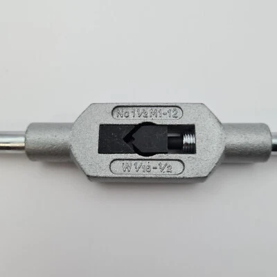 DNI-WERKZEUGE Windeisen M1-M12 Verstellbare Wendeisen Gr. 1.5 Werkzeughalter für Gewindebohrer