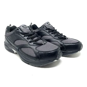 Dr Comfort Endurance Plus 7310 Mens 9.5 W Athletic Shoes Black Leather Mesh - Picture 1 of 11