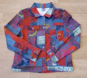 SIMPLY ART BY DOLECEZZA Women's Jacket Multicolor Size Medium BO HO,HIPPIE - Picture 1 of 24
