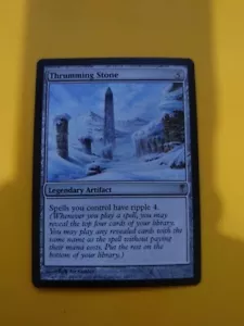 Thrumming Stone. Legendary Artifact Coldsnap. Rare. Magic the Gathering Card. - Picture 1 of 7