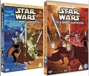 Star Wars - Clone Wars 1 2: Volume 1 and Volume 2 DVD (2005) Genndy Tartakovsky - Imagen 1 de 1