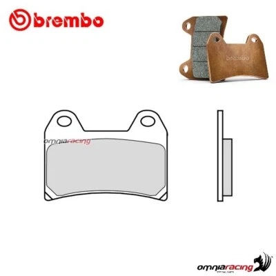 Brembo front brake pads Genuine sintered for Aprilia Tuono 1000R 2007-2010 - Image 1 of 4