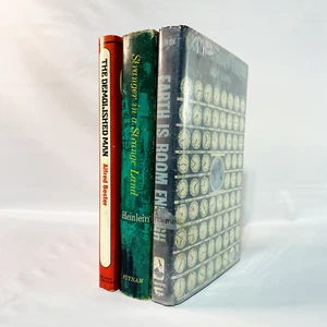 Science-Fiction Vintage Hardcover Book Bundle (3 Books) Bester Heinlein Asimov - Picture 1 of 11