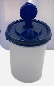 Tupperware Modular Mates Round #2 Bold Blue Pour Seal Contenedor tiene capacidad para 14 oz Nuevo - Imagen 1 de 1