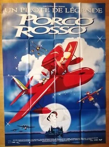 PORCO ROSSO hayao miyazaki original french movie poster 63x47 '95 - Picture 1 of 1