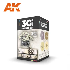 AK Interactive Wargame Color Set Zombie Skin - Picture 1 of 1