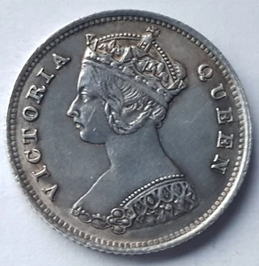 Moneda de 10 centavos de plata Honk Kong 1898 - Imagen 1 de 5