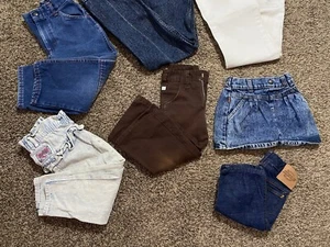 Lot Of 16 - Vintage Kids Youth Clothes Shirts Pants Wrangler Levi Disney - Picture 1 of 23