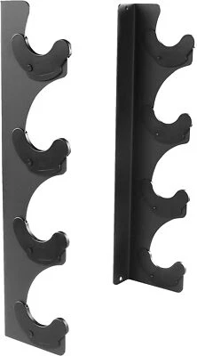 Soporte de barra horizontal 4 barras soporte de barra montado en la pared soporte de barra barra almacenamiento Foto 1 de 4