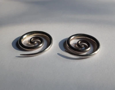 Tawapa - Pendientes enchapados en espiral - 3mm / 8g / 2/16" Foto 1 de 4