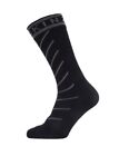SealSkinz Warm Weather Mid Length Hydrostop Socken Gr. S 36 - 38 schwarz grau