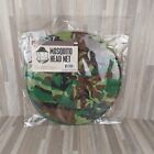 Mosquito, Bugs Head Net Hat ~ Green Camouflage Camo 