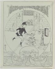 E. Francis "The Quintain", Ink Drawing, 1901 (1)