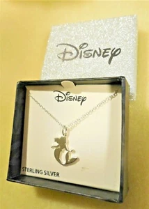 Collar Disney Sirenita Ariel Plata Esterlina Nuevo En Caja REGALO Licenciado - Imagen 1 de 3