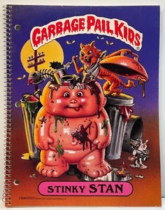 1985 TOPPS GARBAGE PAIL KIDS THEME NOTEBOOK STINKY STAN 8.5x11" 3-HOLE SPIRAL - Picture 1 of 5