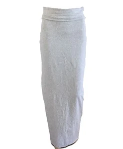 SKIMS Skirt twist Foldover Sz M PENCIL SPLIT ON THE BACK Cotton BO-SKT-5588W - Picture 1 of 10