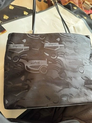 Salvatore Ferragamo 5ee7809 Salvatore Salvatore tote bag Gancini canvas - Image 1 of 4