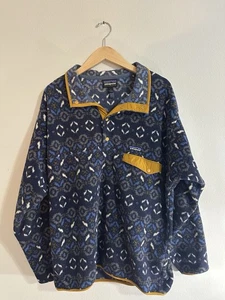 Patagonia Men’s Synchilla Snap T Tundra Cluster Navy Size Large - Bild 1 von 4