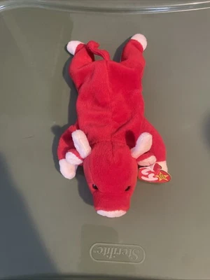 Ty Beanie Buddy Snort The Bull Plush Toy 4002 Ultra Rare- with Tag Errors 1995 - Image 1 of 4