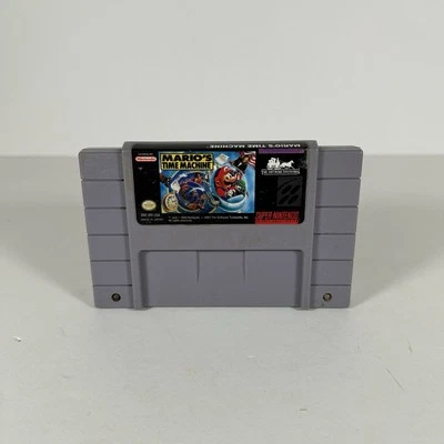 Mario's Time Machine Super Nintendo SNES - Authentic Cleaned And Tested Working - Image 1 of 4