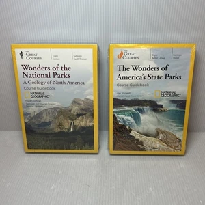 2 Great Courses Lot: Nat Geo Wonders Of National & State Parks (DVD + Guide) NEW - Bild 1 von 6
